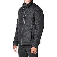 Cole Haan Men's Signature Quilted Jacket, Black, X-Large