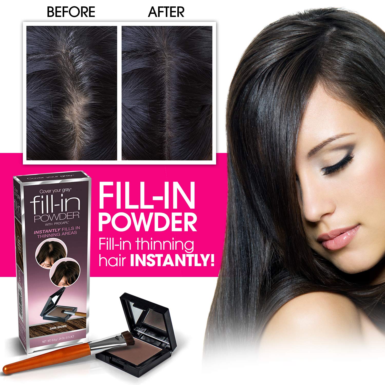 Mua Cover Your Gray Hair Color Touch-Up Stick - Dark Brown (2-Pack) trên  Amazon Mỹ chính hãng 2023 | Giaonhan247