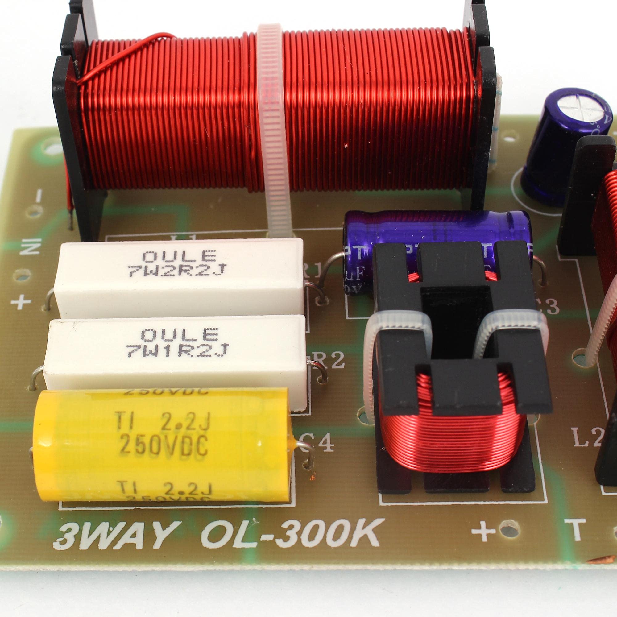 uxcell 2 x 180W 3-Way Crossover Filters Frequency Divider