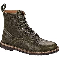 Birkenstock Men's Bryson Boot, Hunter Green Leather, 42 R EU