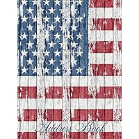 Address Book: With Emergency Contacts, Birthdays, Anniversaries & Password Sections / Large Print Telephone Address Organizer / Patriotic Flag Design Address Book: With Emergency Contacts, Birthdays, Anniversaries & Password Sections / Large Print Telephone Address Organizer / Patriotic Flag Design Hardcover Paperback