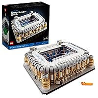 LEGO Icons Real Madrid Santiago Bernabéu Stadium 10299 Building Set - Soccer Field and Model Building Kit for Adults, Home and Office Collectible Decor Piece, Great Gift Idea for Sports Fans