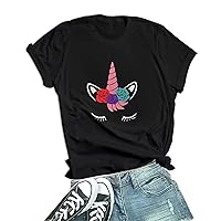 Unicorn Shirts for Women – Cute Graphic Adult Unicorn Merchandise Birthday Gifts for Womens