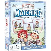 MasterPieces Kids Games - Raggedy Ann & Andy Matching Game - Game for Kids and Family - Laugh and Learn