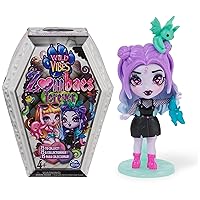 Wild Vibes, Surprise Collectible Zombie Figure, Doll Accessories & Toy Coffin (Styles May Vary), 3.5-inch, Kids Toys for Girls
