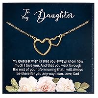 Daughter Gift for Daughter Necklace Daughter Birthday Gift from Dad to My Daughter Gift Personalized Daughter Gift Daughter Going Off College Gift