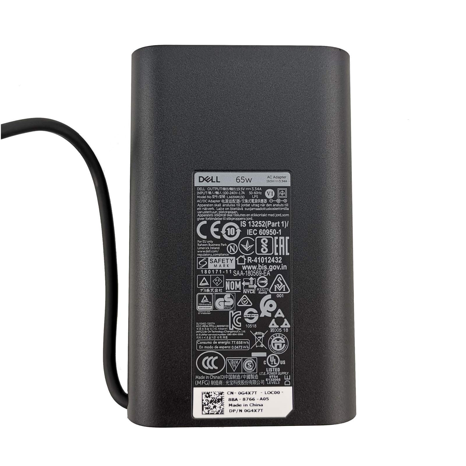 Mua Dell Laptop Charger 65W watt AC Power Adapter(Power Supply)    for Dell Latitude E5440 E5470 7480 E6540 E7440 E7450 E7250 E6440 E6430 7490  7290 5490 5590 5290 trên Amazon Mỹ chính hãng 2023 | Fado