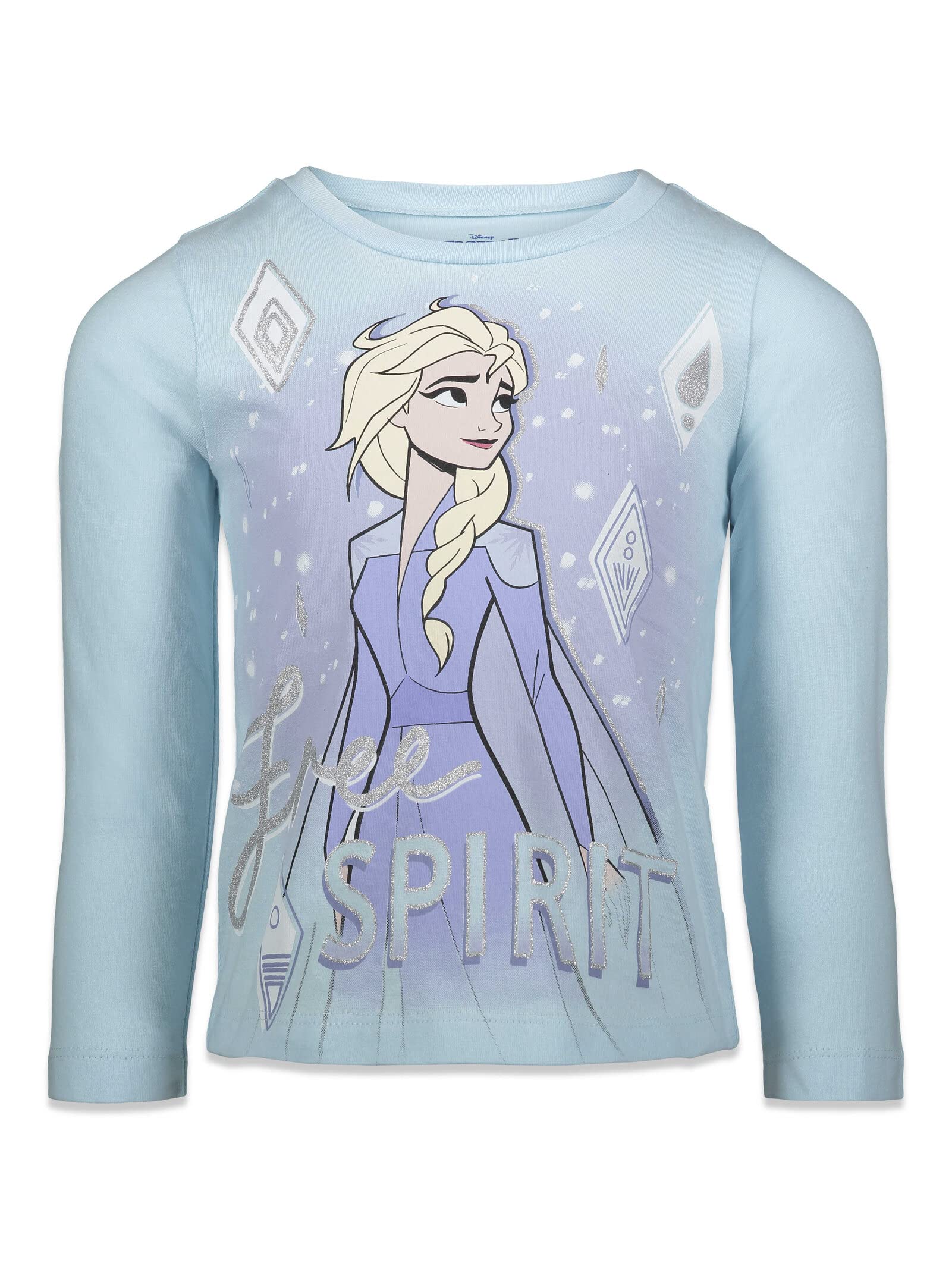 Disney Frozen Princess Anna Elsa Girls 3 Pack T-Shirts Toddler to Big Kid