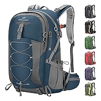 Maelstrom Hiking Backpack,Camping Backpack,50L Waterproof Hiking Daypack with Rain Cover,Lightweight Travel Backpack,Blue