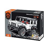 STEM Car Toy Building Toy Gift for Age 6+, Pull-Back Off-Roader Building Block Take Apart Toy, 434 Pcs DIY Building Kit, Learning Engineering Construction Toys