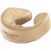 Master Massage Patented Ultra Plush Memory Foam Face Cushion Pillow Headrest Cream, Beige