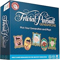 Joy for All Games - Trivial Pursuit Generations - Generational Trivia - Create Personalized Questions - Bigger Easy-to-Read Cards - Fun Multigenerational Trivia Game