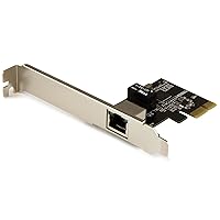StarTech.com 1-Port Gigabit Ethernet Network Card - PCI Express, Intel I210 NIC - Single Port PCIe Network Adapter Card with Intel Chipset (ST1000SPEXI)