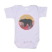 Sunset Baby Onesie/Bear Sun/Baby Bear Outfit/Bear Sunset Baby Bodysuit/Unisex Infant Romper