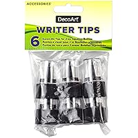 DecoArt Accessories Writer Tips 6/Pkg