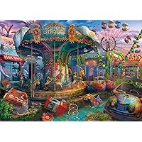Ravensburger Abandoned Series: Gloomy Carnival 1000 Piece Jigsaw Puzzle for Adults - 16190 - Every Piece is Unique, Softclick Technology Means Pieces Fit Together Perfectly