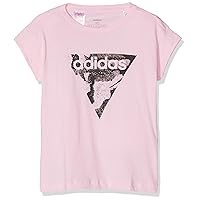 adidas Girls Tshirt Young Style Fashion Training Essentials Loose Tee e Tee (116/5-6 Years)