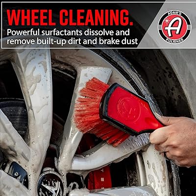  Adam's Polishes Wheel & Tire Cleaner Combo - Professional All  in One Tire & Wheel Cleaner W/Wheel Brush & Tire Brush, Car Wash Wheel  Cleaning Kit for Car Detailing
