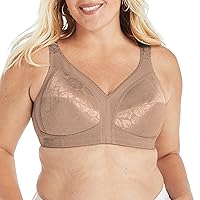 PLAYTEX Women's 18 Hour Comfort-Strap Wireless Bra, Full-Coverage Bra with 4-Way TruSupport, Single & 2-Pack