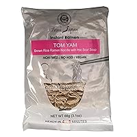 Muso From Japan Instant Ramen Noodles, Tom Yam Hot Sour Soup, 3.1 Ounce (Pack of 12)