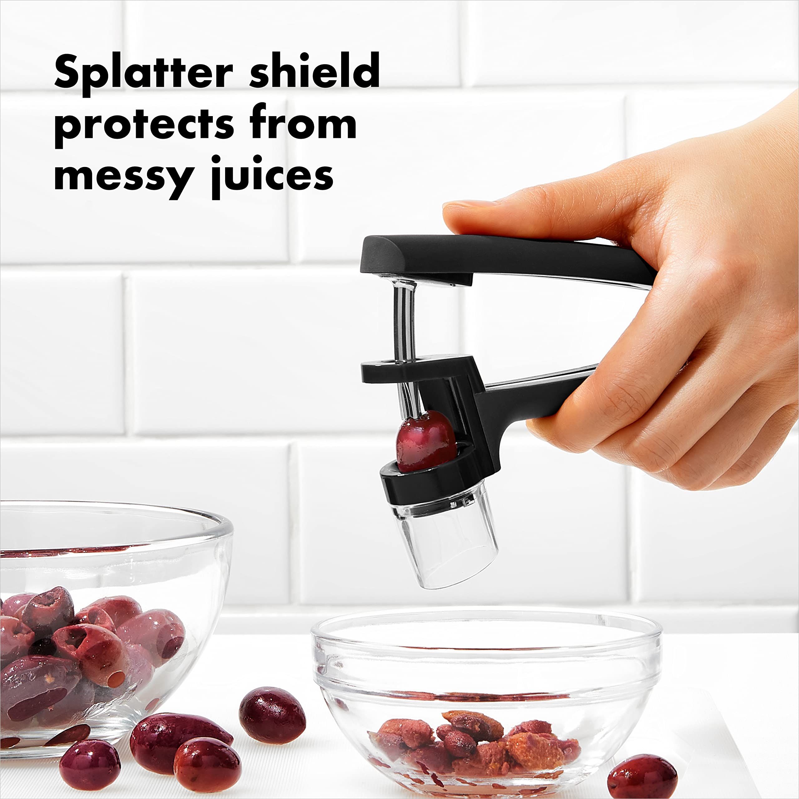 OXO Good Grips Cherry & Olive Pitter - Black