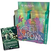 Magic: The Gathering Streets of New Capenna Collector Booster Box | 12 Packs + 1 Box Topper (181 Magic Cards)