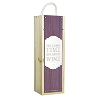 4028126235188 Weinbox mit Spruch Wooden Wine Box, One Size, Purple