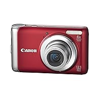 Canon PowerShot A3100IS 12.1 MP Digital Camera with 4x Optical Image Stabilized Zoom and 2.7-Inch LCD (Red)