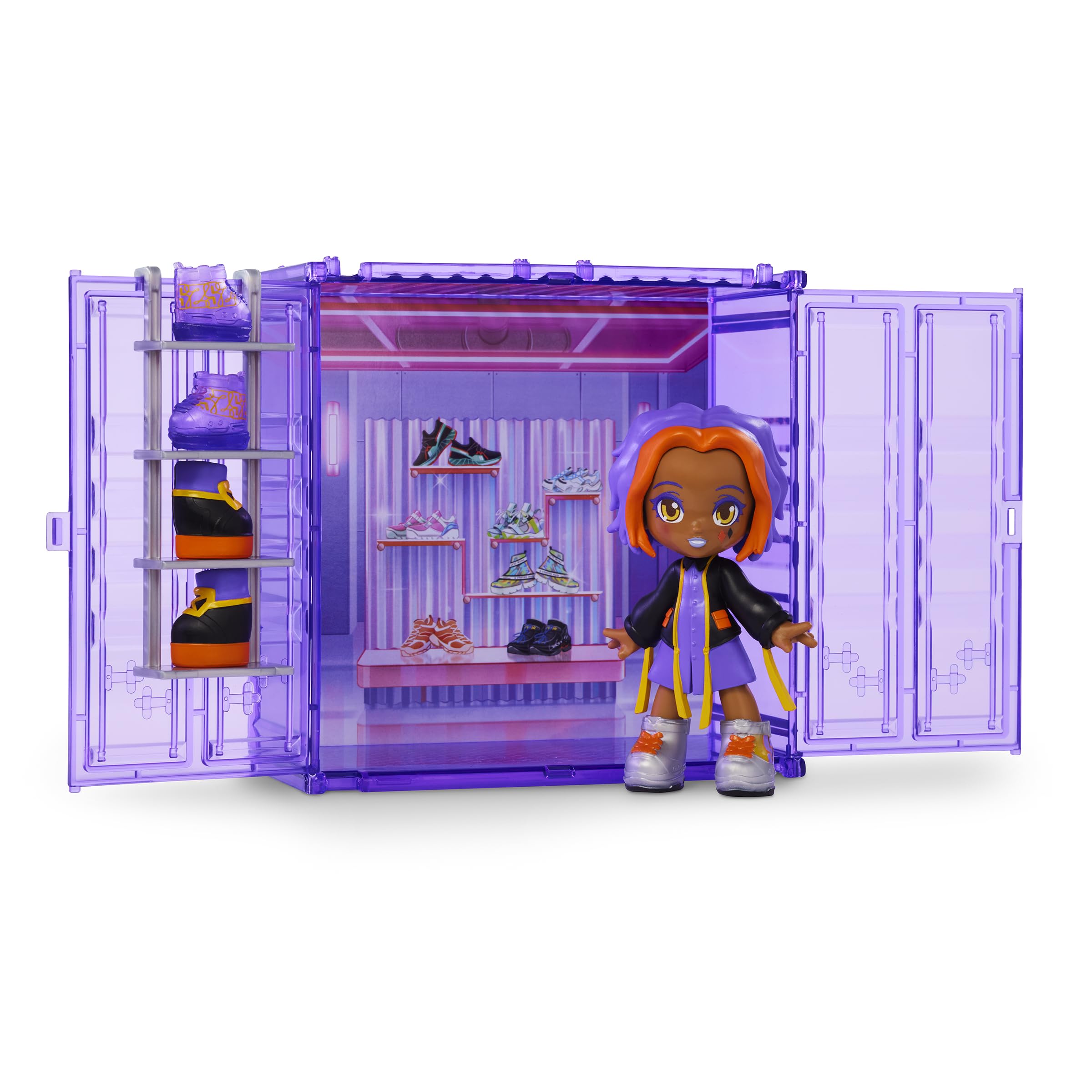 Far Out Toys Squadz Place - Tokyo Trends Surprise Dolls with Unique Vibes, Fashion Sense, and Personality - Collectible Tiny Home with Fashion-Forward Surprises
