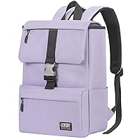 ECHSRT Purple Laptop Backpack Water Resistant Casual Daypack Bag Fits 15.6 Inch Computer & Tablet Backpack, Bookbag for Women Men