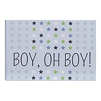 Malden International Designs Boy Oh Boy Baby Brag Book, 1-Up, 40-4x6, Blue