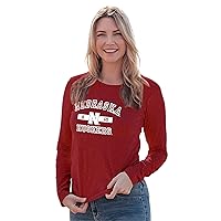 Blue 84 Women's NCAA Officially Licensed Long Sleeve T-Shirt Athletic Team Color