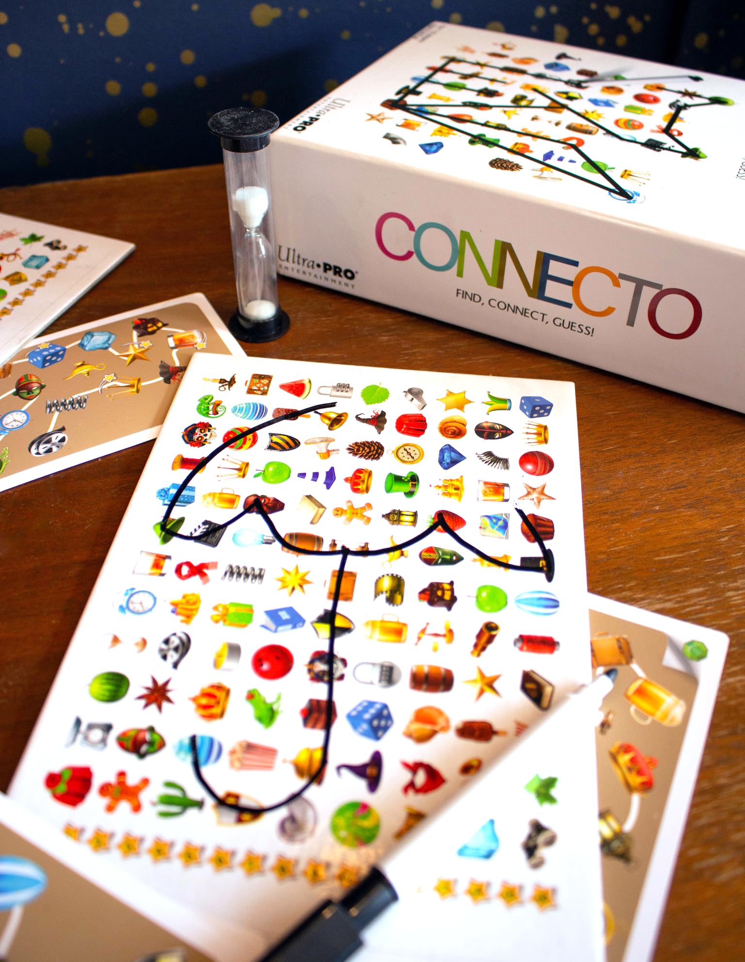 Connecto - Find, Connect, Guess! - Fast-Paced Drawing Game for The Whole Family! Connect Items, Guess Drawings, and Win Points in This Fun Game, Fun Game for Friends and Family, 4 Ways to Play