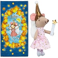 LEVLOVS Tooth Fairy Mouse in Matchbox, Handmade Mouse Doll, Linen Art Doll, Baby Gift, Nursery Decor, Minimalist Modern Gift, Gift for Kids
