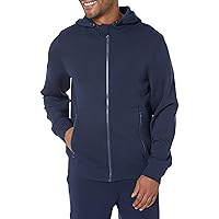 Amazon Essentials Men's Active Sweat Zip Through Hooded Sweatshirt (Available in Big & Tall)
