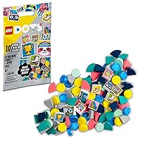 LEGO DOTS Extra DOTS Series 7 – Sport 41958 DIY Decoration Building Toy Set for Girls, Boys, and Kids Ages 6+; Accessories Kit to Customize Crafts (115 Pieces)