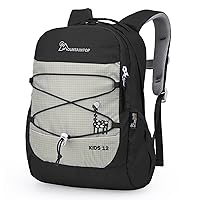 MOUNTAINTOP Kids Backpack for Boys Girls Preschool Kindergarten Children Lightweight Daypack, Black 8.7x5.9x15