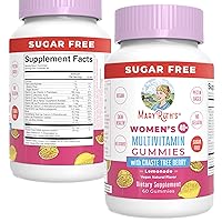 MaryRuth Organics, Sugar Free, Vegan Vitamin Gummy, Immune Support Daily Multivitamin + Chasteberry, Hair, Skin and Nail for Women, 60 Count, Pack of 1