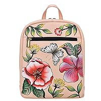 Anna by Anuschka Hand Painted Women’s Genuine Leather Medium Backpack