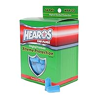 HEAROS Xtreme Protection Series Ear Plugs, Blue, 56 Pair