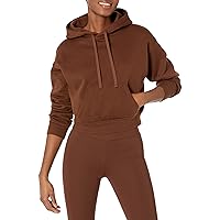 Amazon Essentials Women's Crop Hoodie Sweatshirt (Available in Plus Size)