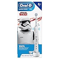 Oral-B Electric Toothbrush with Replacement Brush Heads, Featuring Star Wars, for Kids 6+