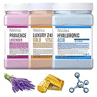 Jelly Face Mask For Facials | Bundle of 24K Gold + Lavender+ Hyaluronic Acid Hydrating And Brightening HydroJelly Masks | Vajacial