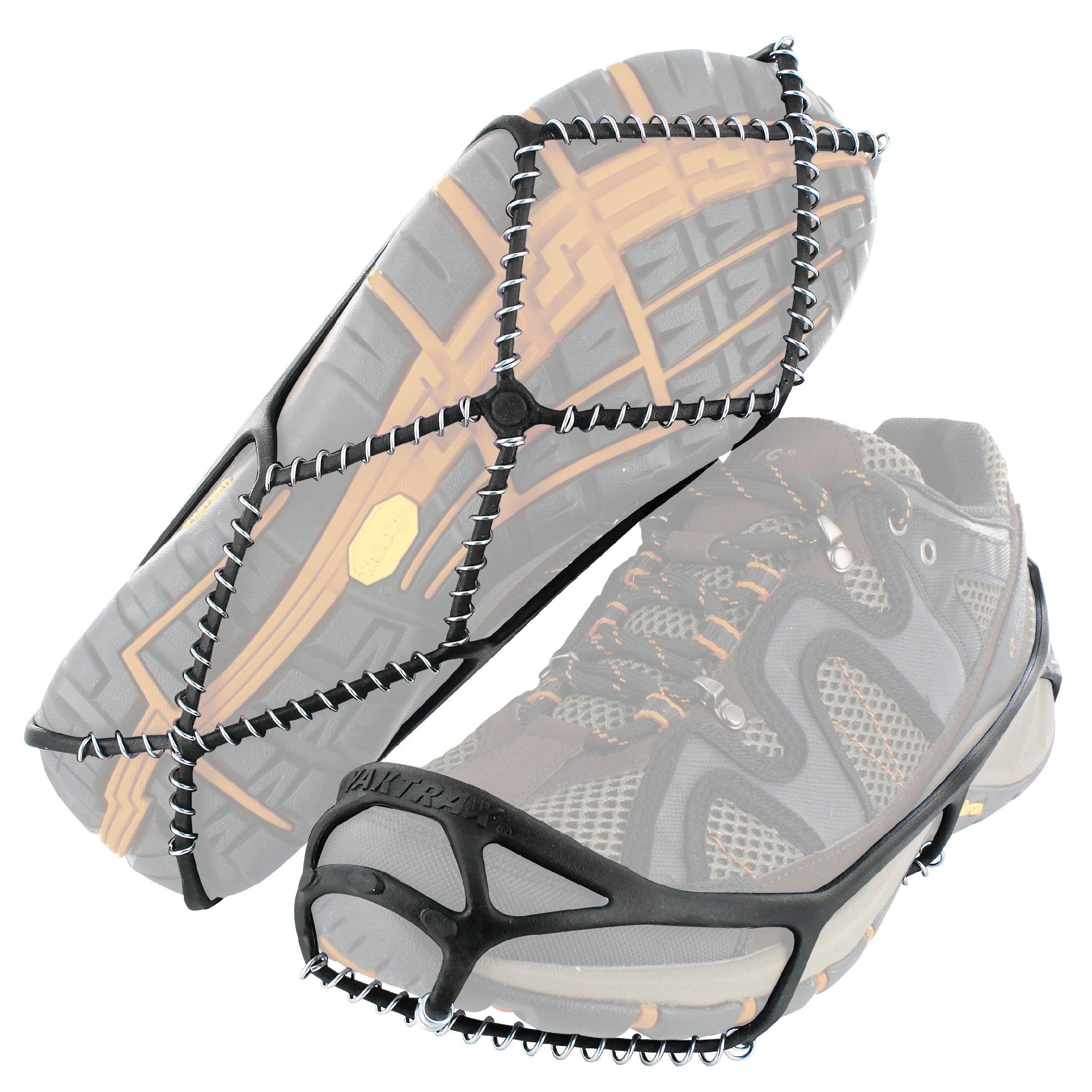 Yaktrax Hiking and Walking Traction Cleats for Snow, Ice, and Rock