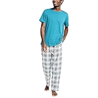Nautica Men's Flannel Plaid Pajama Pant Set