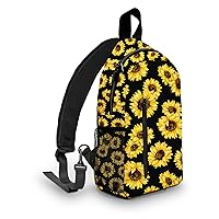 Sling Bag Women Multifunction Sling Backpack Waterprooof with Adjustable Strap Crossbody Bag Travel Hiking
