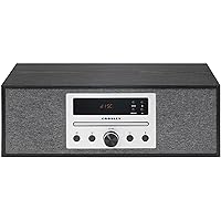 Crosley CR3504A-BK Finn Bluetooth FM Radio and CD Player, Black