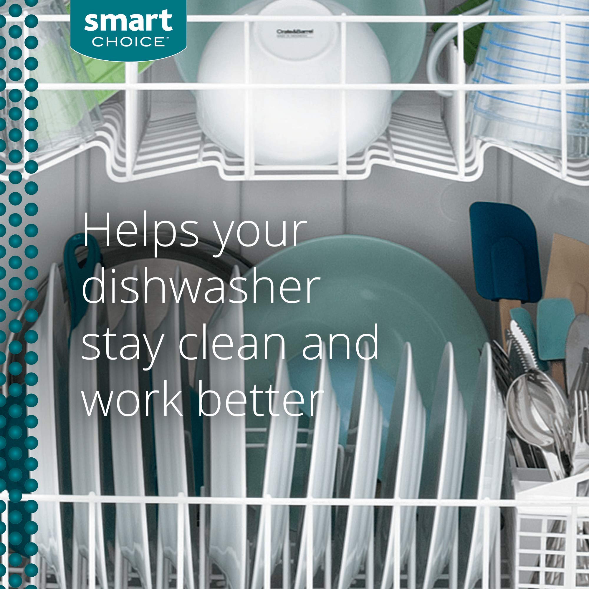 Smart Choice 10SCPROD02 Probiotic Dishwasher Cleaner, 6 Treatments