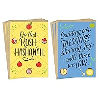 Hallmark Tree of Life Rosh Hashanah Card Assortment, Sharing Joy (6 cards with Envelopes)