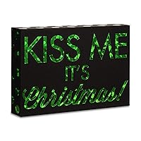 Pavilion Gift Company 73733 Hiccup by H2Z Kiss Me Stylish Plaque, 6 by 4-Inch